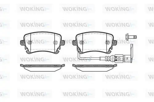 накладки WOKING P9973.11