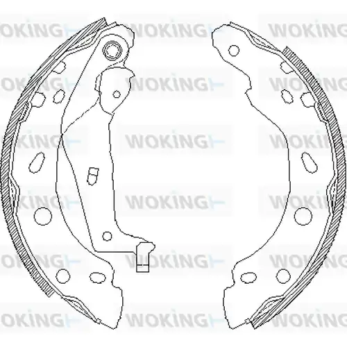 спирачна челюст WOKING Z4001.00