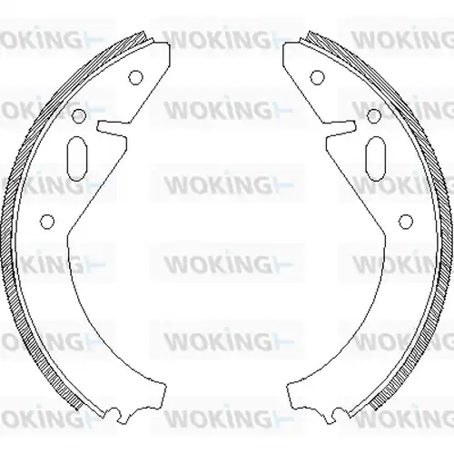 спирачна челюст WOKING Z4003.00