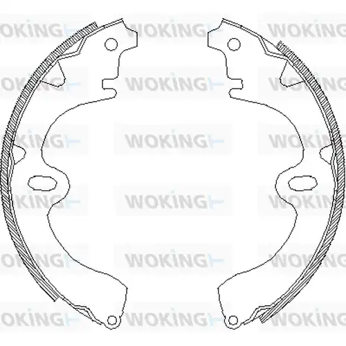 спирачна челюст WOKING Z4008.00