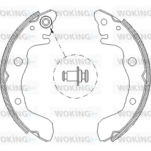 спирачна челюст WOKING Z4009.00