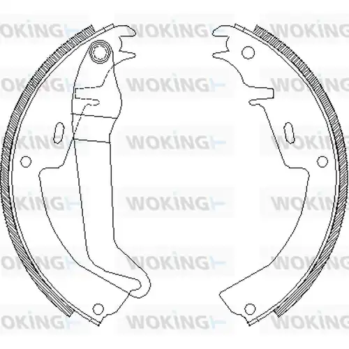 спирачна челюст WOKING Z4010.00