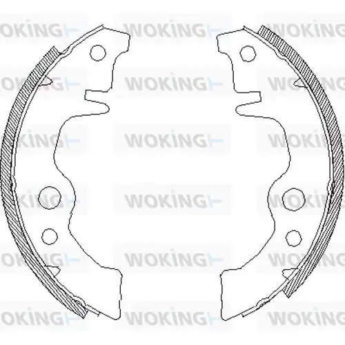 спирачна челюст WOKING Z4011.00