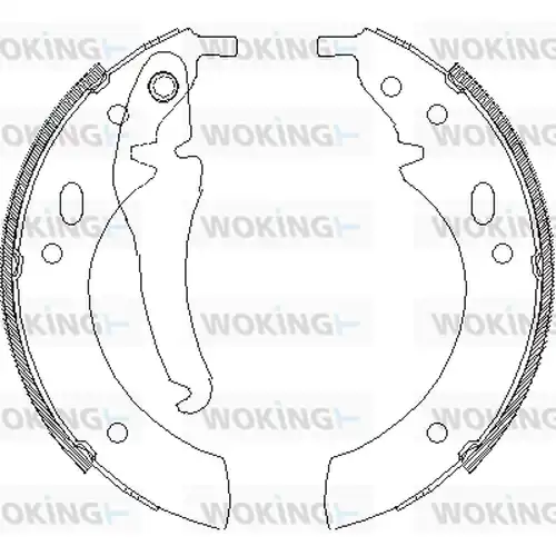 спирачна челюст WOKING Z4018.00