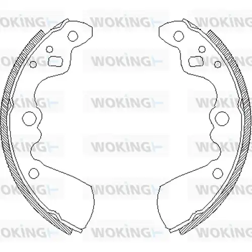 спирачна челюст WOKING Z4019.00