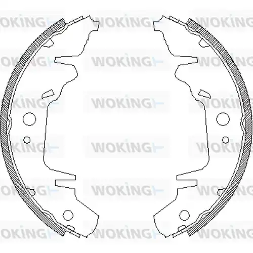 спирачна челюст WOKING Z4020.00