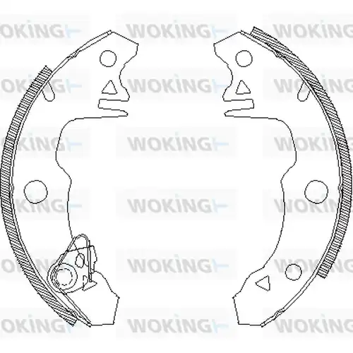 спирачна челюст WOKING Z4022.00