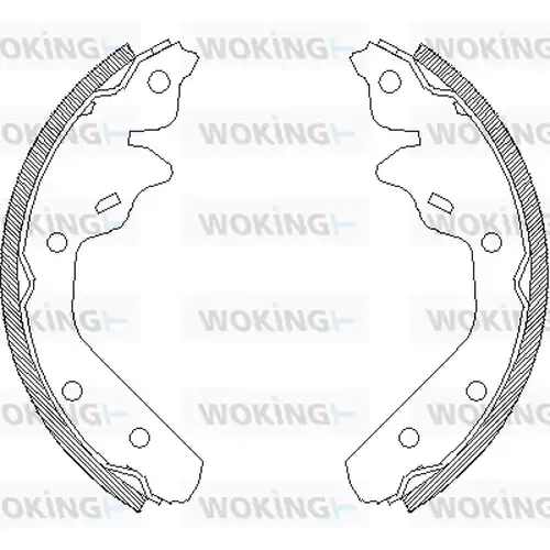 спирачна челюст WOKING Z4031.00