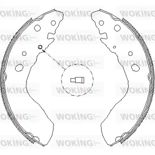 спирачна челюст WOKING Z4033.00