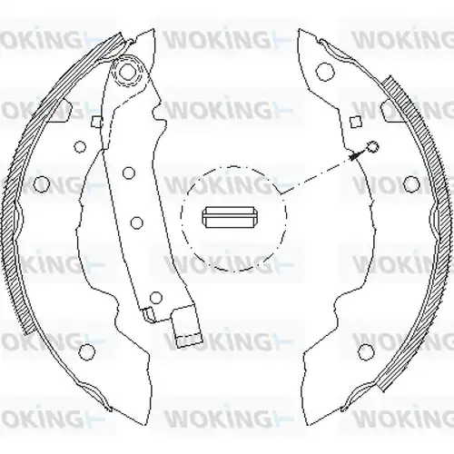 спирачна челюст WOKING Z4036.01