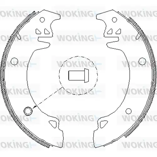 спирачна челюст WOKING Z4037.00