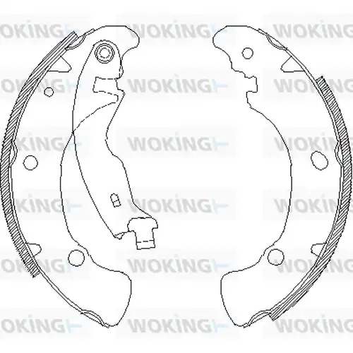 спирачна челюст WOKING Z4041.00