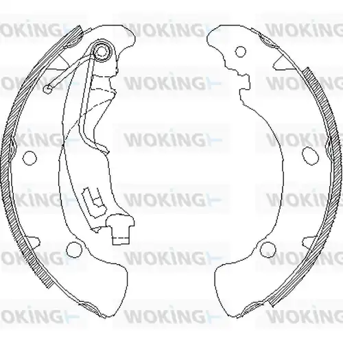 спирачна челюст WOKING Z4041.01