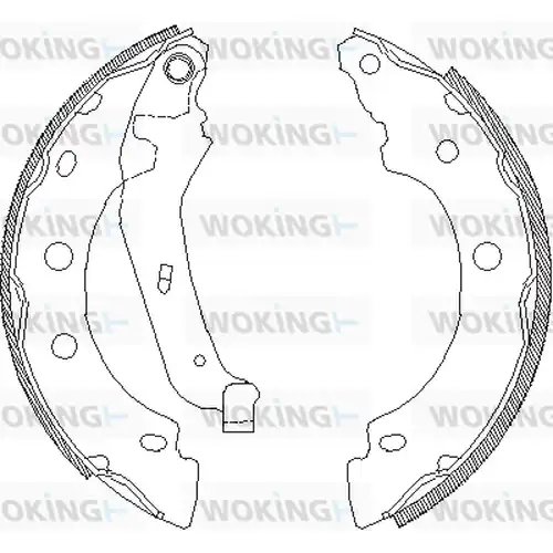 спирачна челюст WOKING Z4043.00