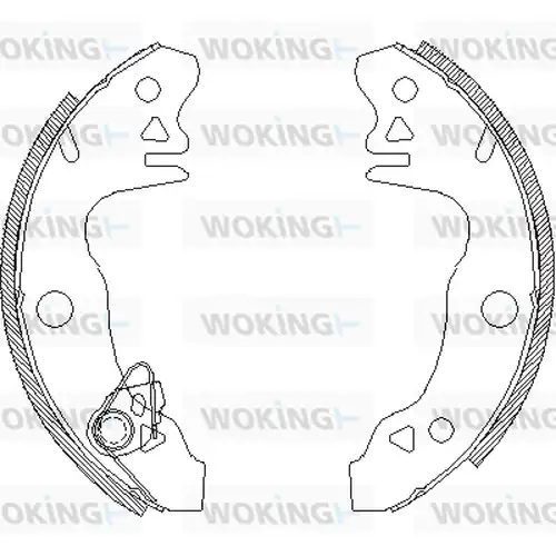 спирачна челюст WOKING Z4044.00