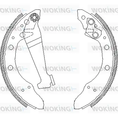 спирачна челюст WOKING Z4046.00