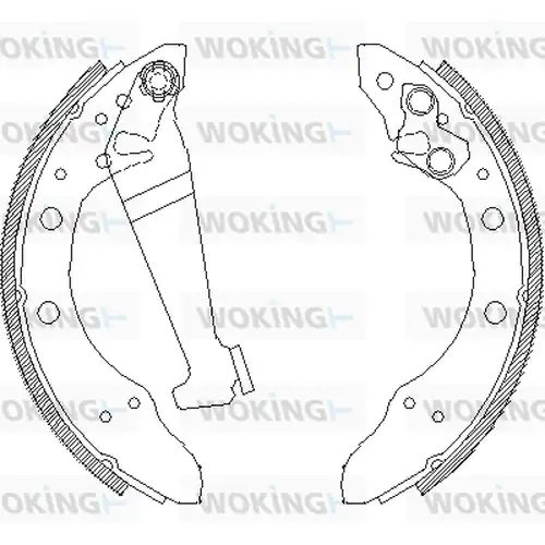 спирачна челюст WOKING Z4046.01