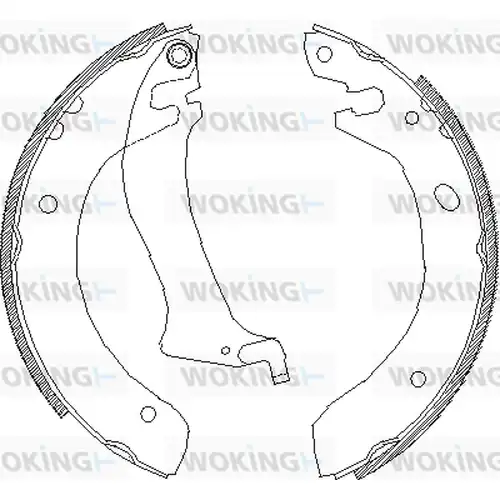 спирачна челюст WOKING Z4047.00