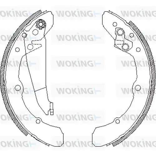 спирачна челюст WOKING Z4048.00