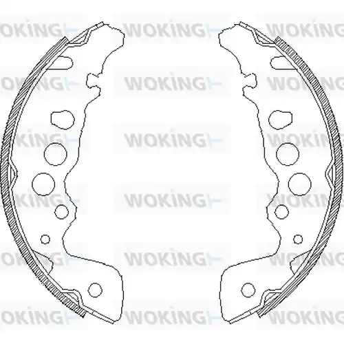 спирачна челюст WOKING Z4049.00