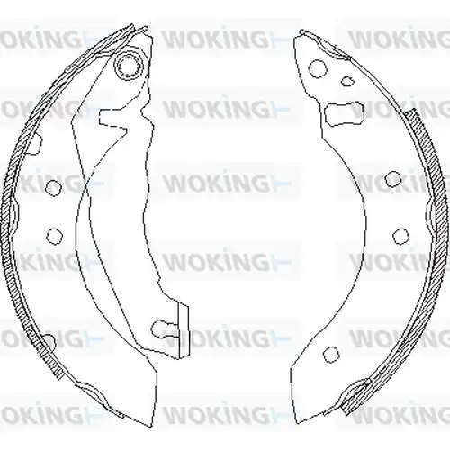 спирачна челюст WOKING Z4051.00