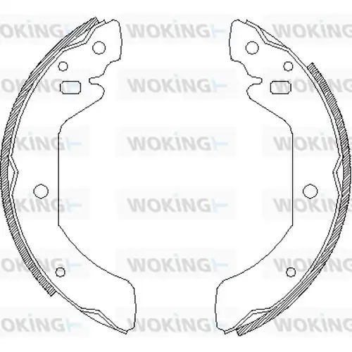 спирачна челюст WOKING Z4052.00