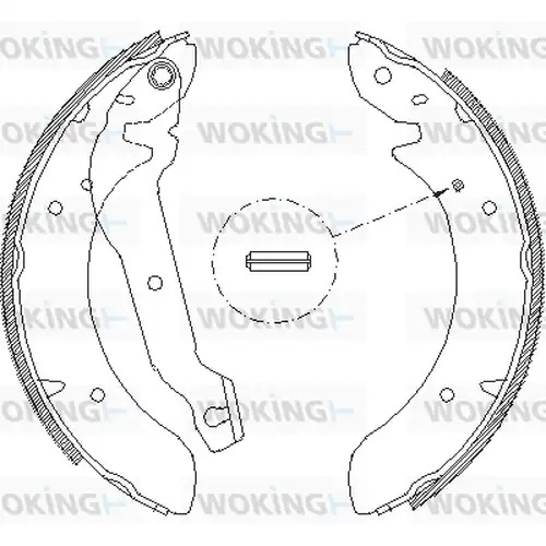 спирачна челюст WOKING Z4054.00