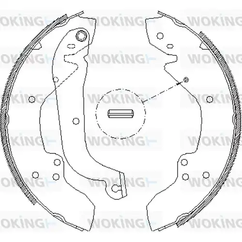 спирачна челюст WOKING Z4056.01