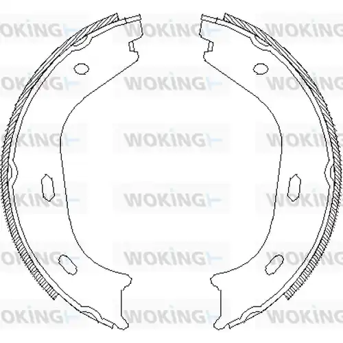 Cпирачна челюст, ръчна спирачка WOKING Z4058.00