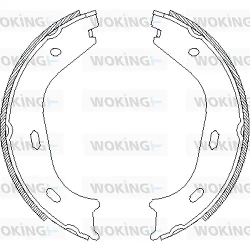 Cпирачна челюст, ръчна спирачка WOKING Z4058.01