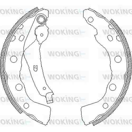 спирачна челюст WOKING Z4059.00