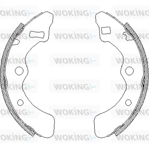 спирачна челюст WOKING Z4061.01