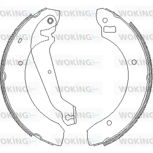 спирачна челюст WOKING Z4063.00