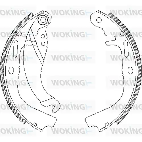 спирачна челюст WOKING Z4065.00