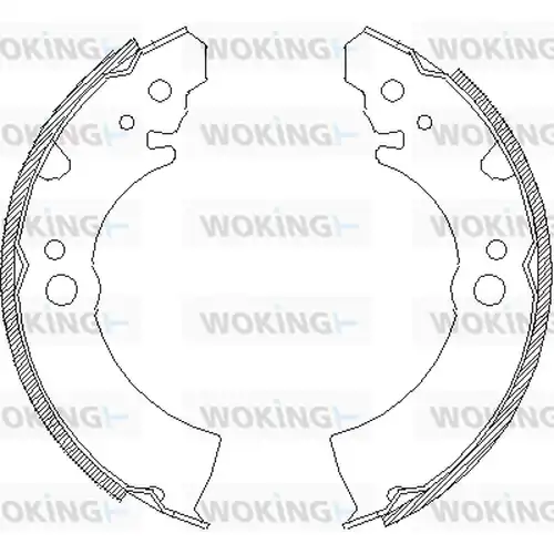 спирачна челюст WOKING Z4066.00