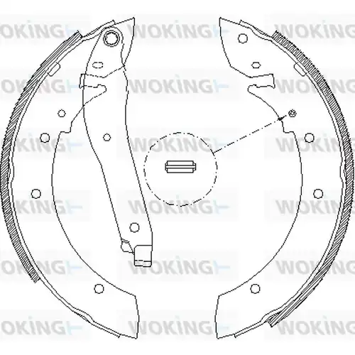 спирачна челюст WOKING Z4069.00