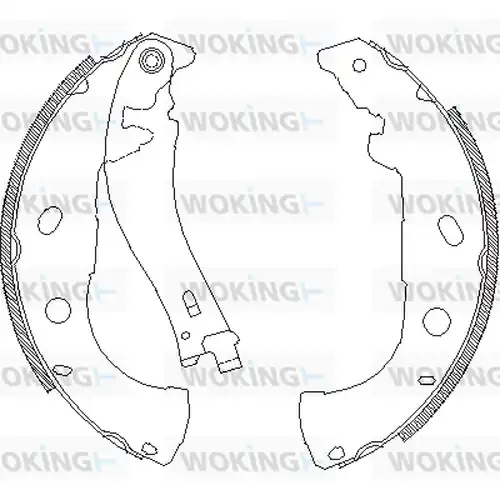 спирачна челюст WOKING Z4072.00