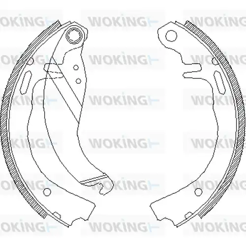 спирачна челюст WOKING Z4073.00