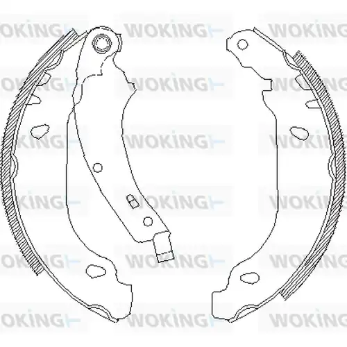 спирачна челюст WOKING Z4074.00