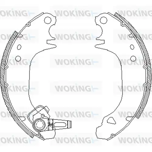 спирачна челюст WOKING Z4075.00