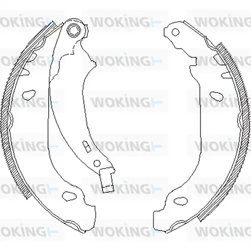 спирачна челюст WOKING Z4076.00