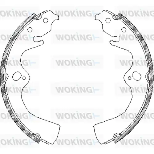 спирачна челюст WOKING Z4077.00