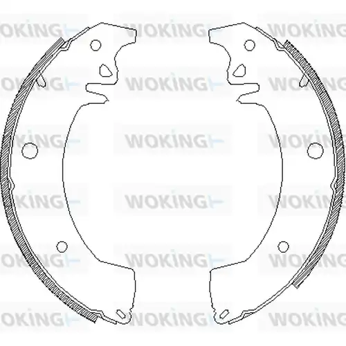 спирачна челюст WOKING Z4078.00