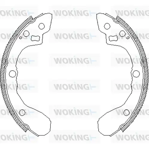 спирачна челюст WOKING Z4080.00