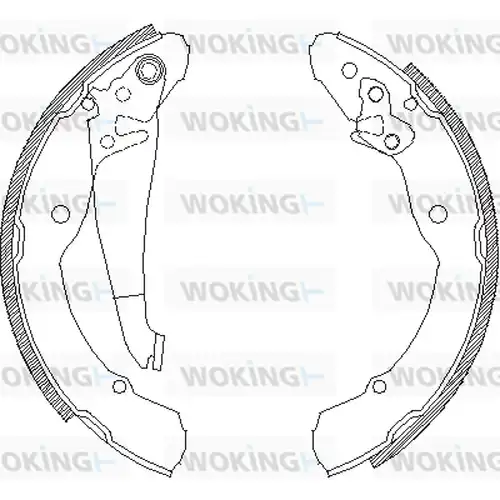 спирачна челюст WOKING Z4082.00