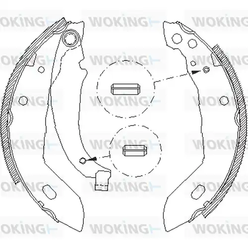 спирачна челюст WOKING Z4083.00