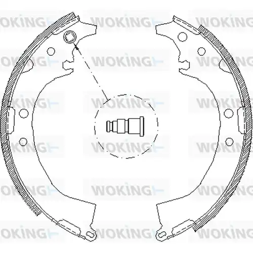 спирачна челюст WOKING Z4085.00