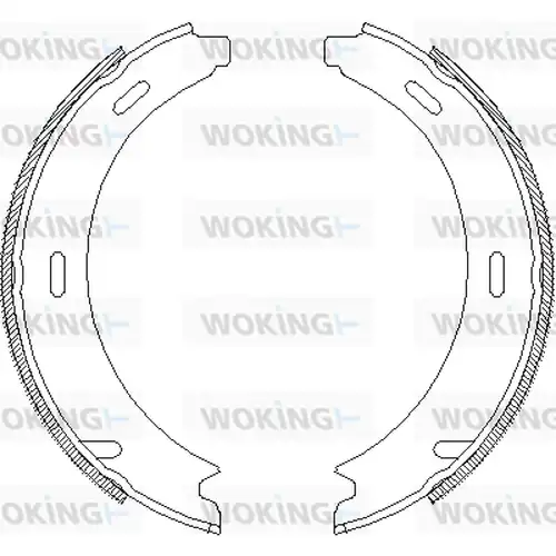 Cпирачна челюст, ръчна спирачка WOKING Z4093.01