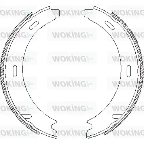 Cпирачна челюст, ръчна спирачка WOKING Z4093.02