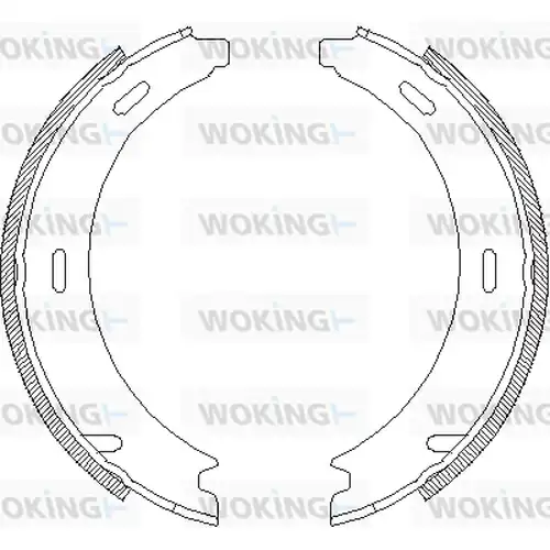 Cпирачна челюст, ръчна спирачка WOKING Z4094.00